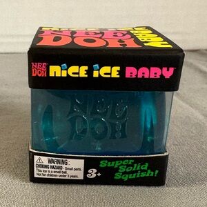 Needoh Nice Ice Baby Super Solid Squish Toy - Blue